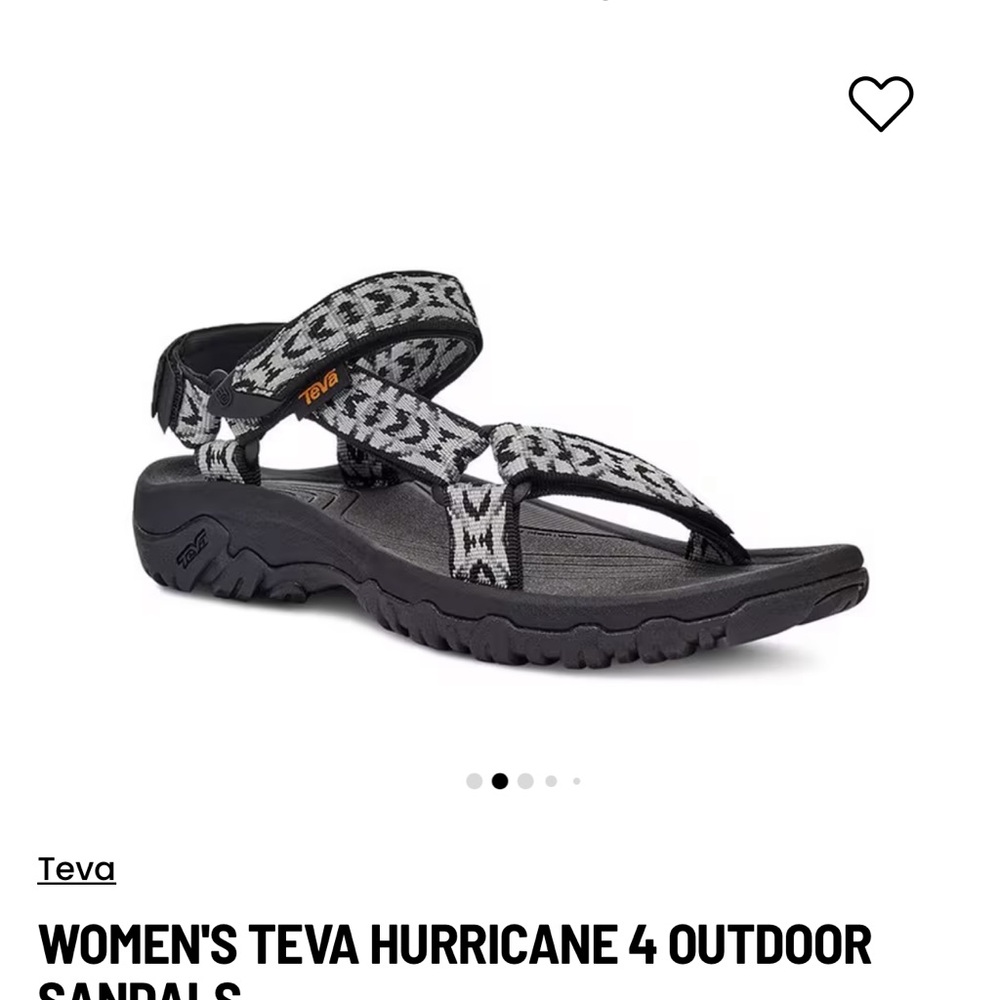 Teva Women's Hurricane 4 Sandals - Black and Gray